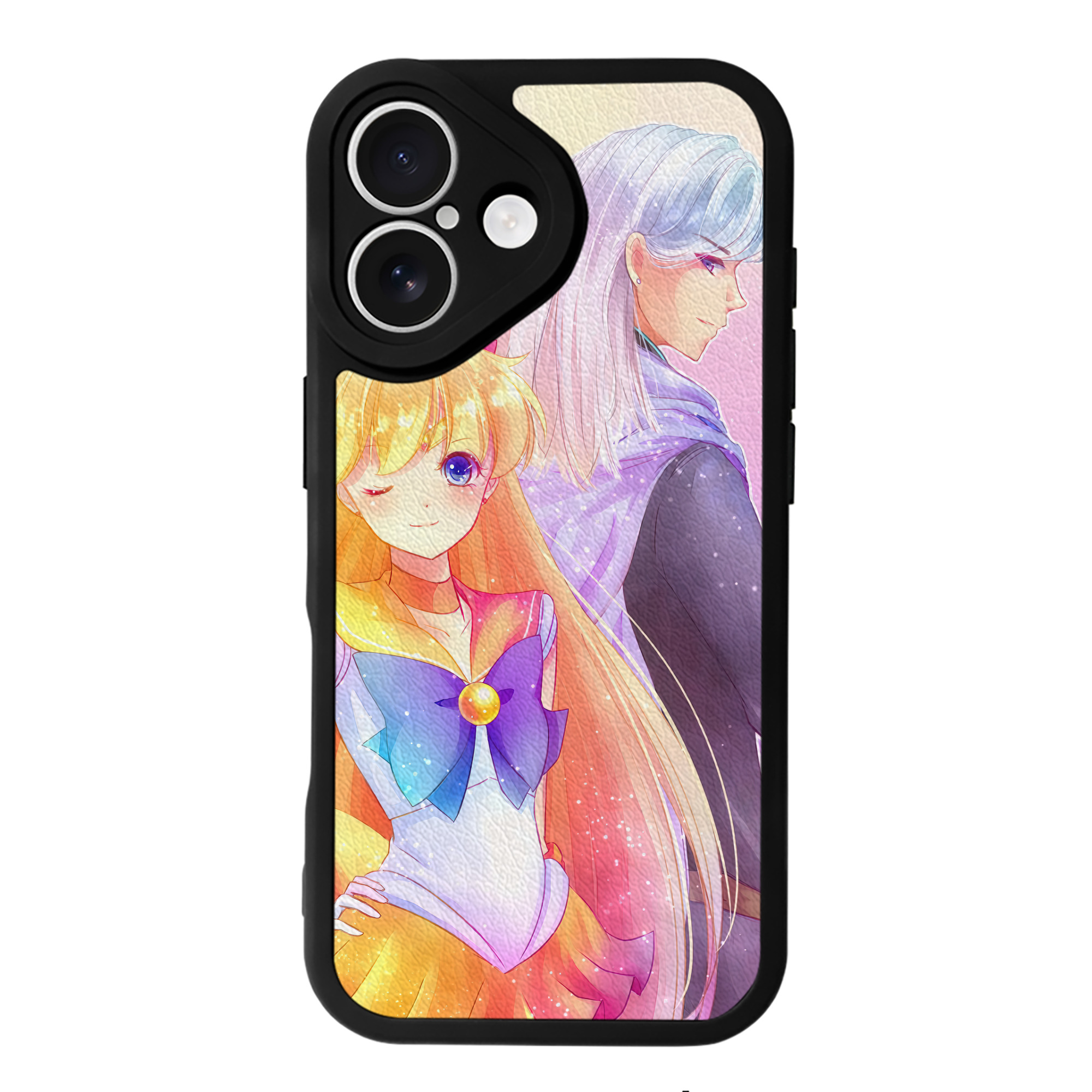 （画像用） 美少女戦士セーラームーン Sailor Moon 【iPhone 16シリーズ対応】シリコンスマホケース（レザー調） 材質：シリコン